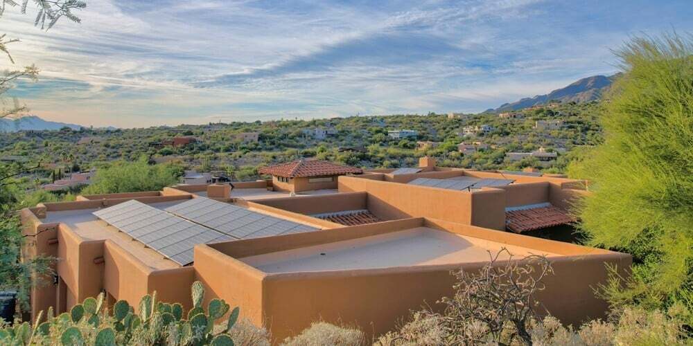 arizona home with flat roof