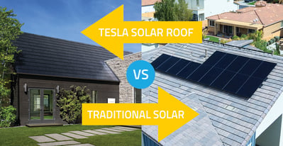 tesla solar roof vs traditional solar_arrows